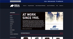 Desktop Screenshot of idealworkwear.com